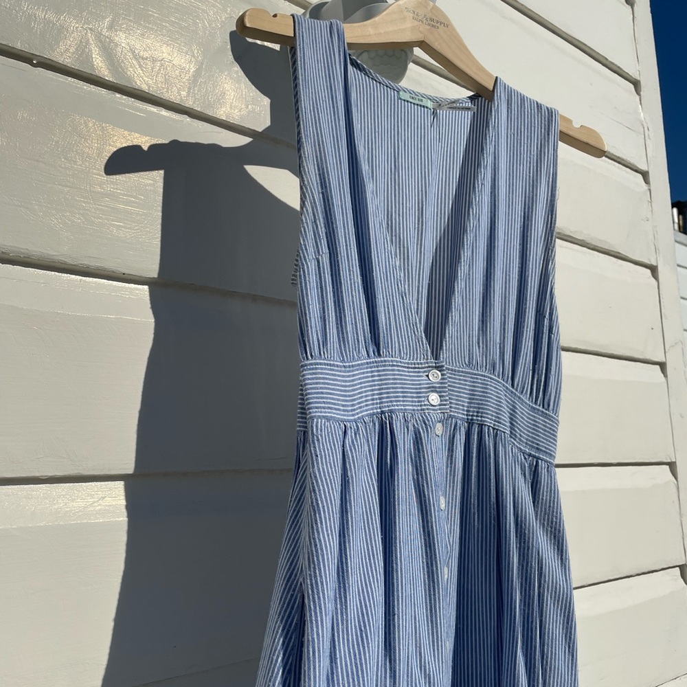 Kimchi Blue Pinstripe Midi Dress